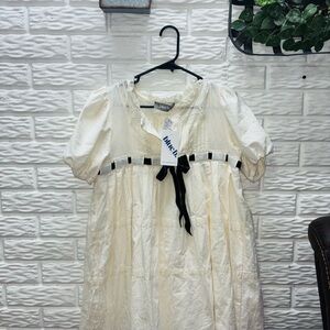Blue B Collection Ivory Lace Babydoll Dress | NWT